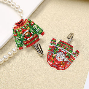 8Pcs Christmas Winter Sweater Diamond Art Hanging Hooks Diamond Painting Hooks