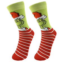 Load image into Gallery viewer, Green Monster Socks Comfortable Unisex Christmas Socks Party Supplies
