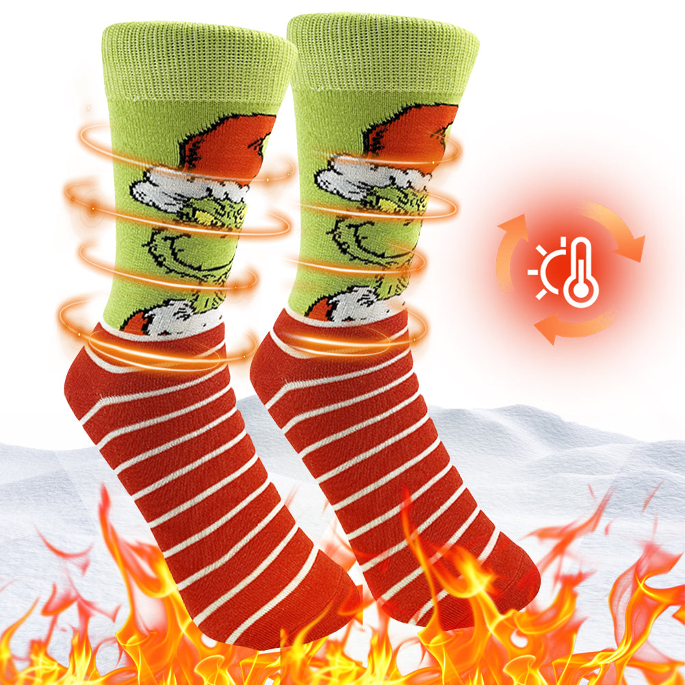 Green Monster Socks Comfortable Unisex Christmas Socks Party Supplies