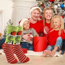 Load image into Gallery viewer, Green Monster Socks Comfortable Unisex Christmas Socks Party Supplies
