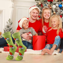 Load image into Gallery viewer, Green Monster Socks Comfortable Unisex Christmas Socks Party Supplies
