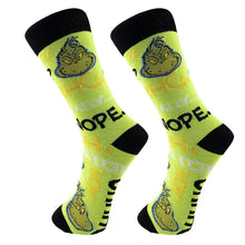 Load image into Gallery viewer, Green Monster Socks Comfortable Unisex Christmas Socks Party Supplies
