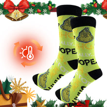 Load image into Gallery viewer, Green Monster Socks Comfortable Unisex Christmas Socks Party Supplies
