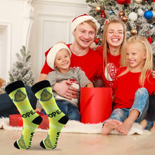 Load image into Gallery viewer, Green Monster Socks Comfortable Unisex Christmas Socks Party Supplies
