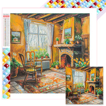 Load image into Gallery viewer, Room Corner 50*50CM(Picture) Full Square Drill Diamond Painting

