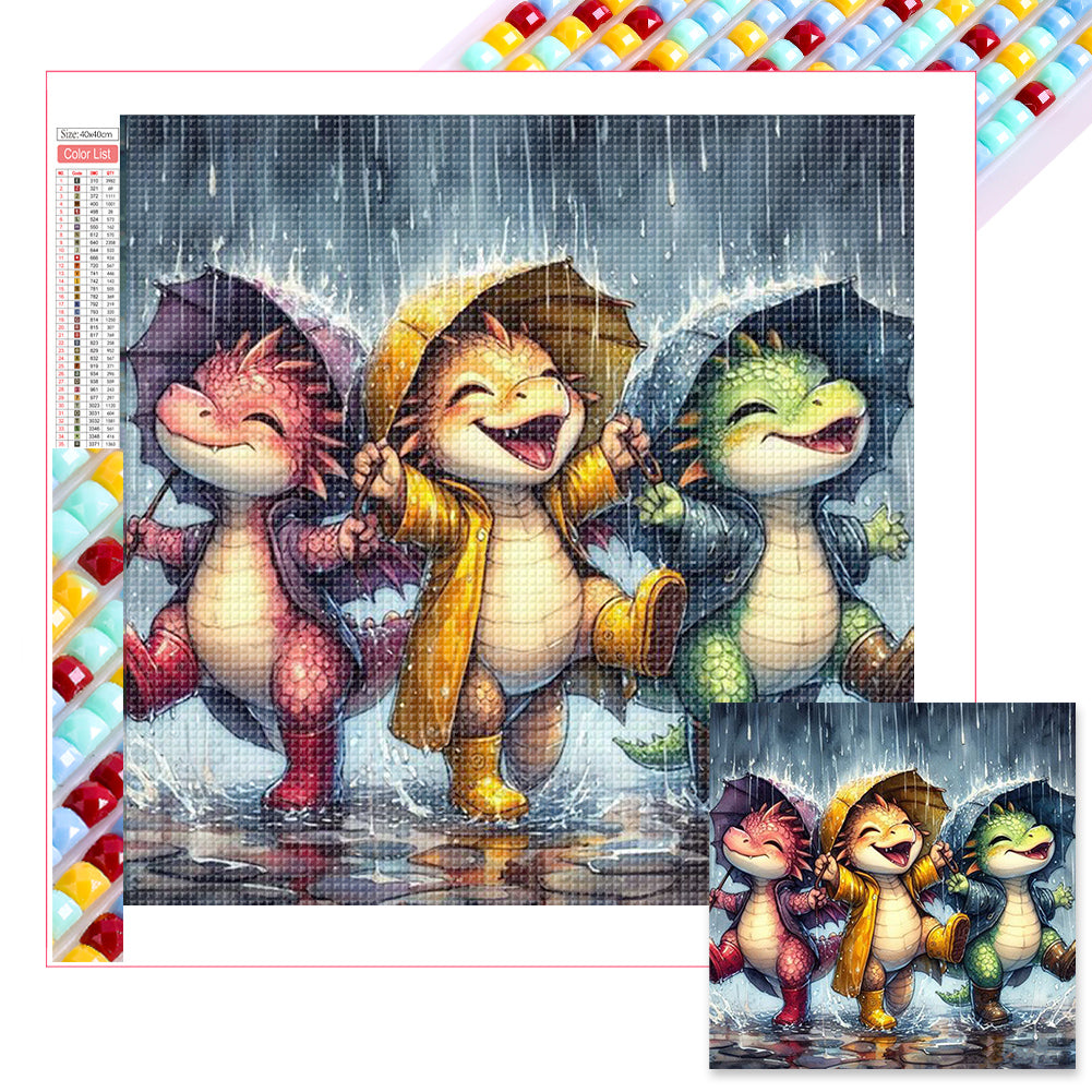 Dragon 40*40CM(Picture) Full Square Drill Diamond Painting