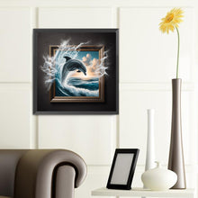 Load image into Gallery viewer, 3D Jumping Dolphins 40*40CM(Canvas) Full Round Drill Diamond Painting
