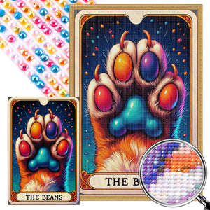 Colorful Bean Paws 40*60CM(Picture) Full Round Drill Diamond Painting