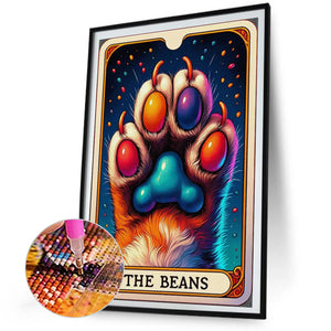 Colorful Bean Paws 40*60CM(Picture) Full Round Drill Diamond Painting