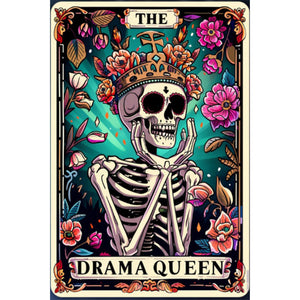 Theatre Queen Skeleton 40*60CM(Picture) Full Round Drill Diamond Painting