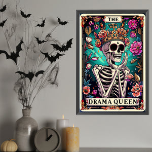 Theatre Queen Skeleton 40*60CM(Picture) Full Round Drill Diamond Painting
