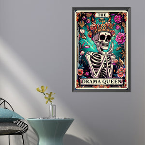 Theatre Queen Skeleton 40*60CM(Picture) Full Round Drill Diamond Painting