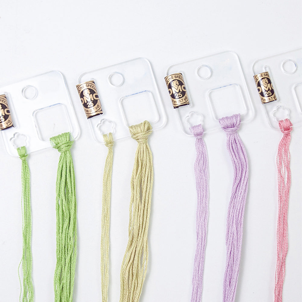12Pcs Acrylic Cross Stitch Wire Wrapping Board Embroidery Thread Organizer Tool