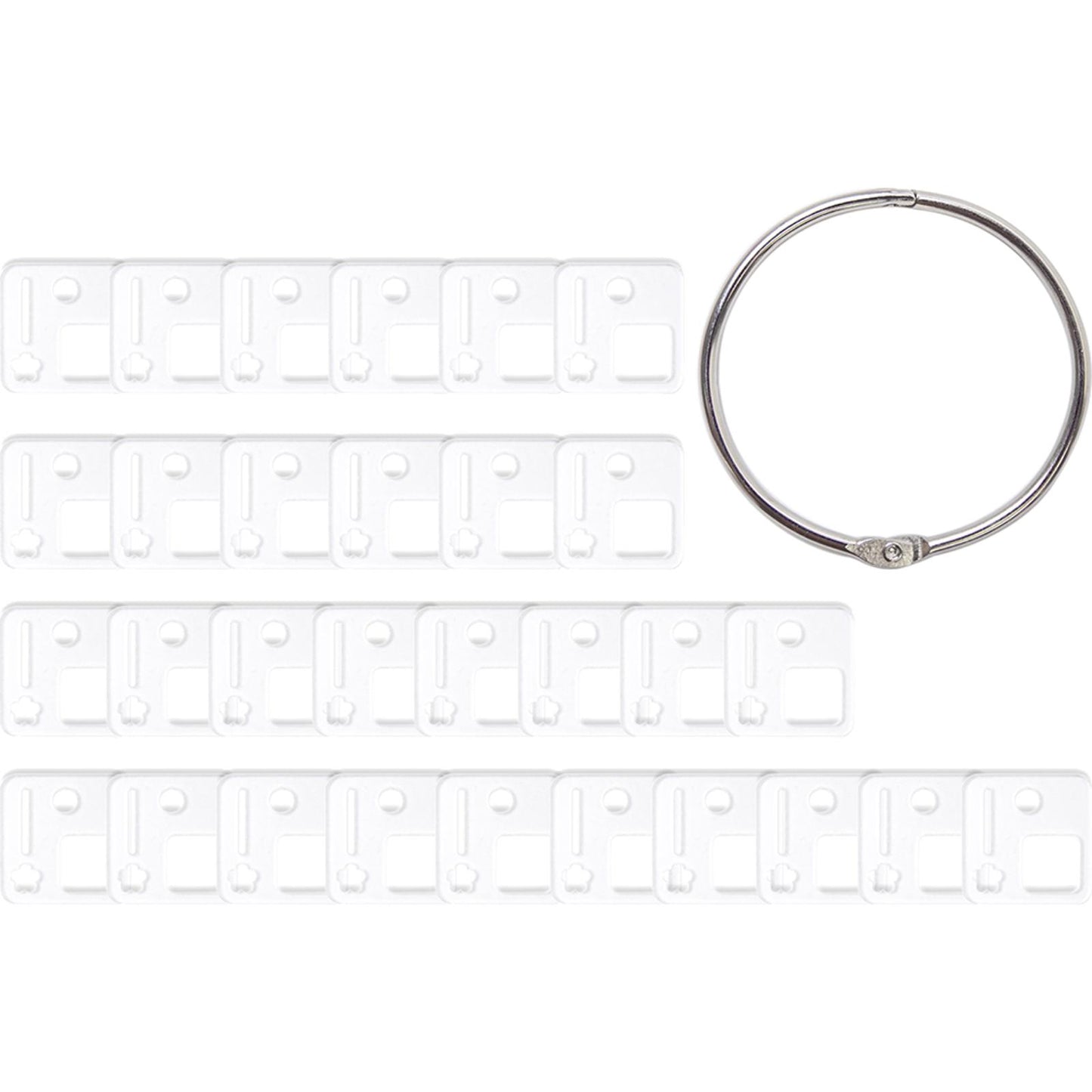 30Pcs Acrylic Cross Stitch Wire Wrapping Board Embroidery Thread Organizer Tool