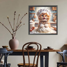 Load image into Gallery viewer, Cute Cat 40*40CM(Canvas) Full Round Drill Diamond Painting
