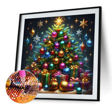 Load image into Gallery viewer, Christmas Tree 40*40CM(Canvas) Full Round Drill Diamond Painting
