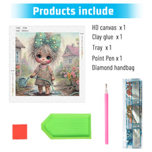 Load image into Gallery viewer, Cute Child 30*30CM(Canvas) Partial Special Shaped Drill Diamond Painting
