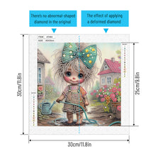 Load image into Gallery viewer, Cute Child 30*30CM(Canvas) Partial Special Shaped Drill Diamond Painting
