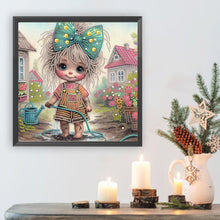 Load image into Gallery viewer, Cute Child 30*30CM(Canvas) Partial Special Shaped Drill Diamond Painting
