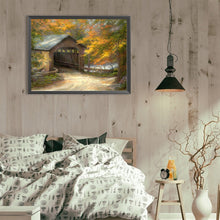 Load image into Gallery viewer, Autumn Bridge 40*30CM(Canvas) Full Round Drill Diamond Painting
