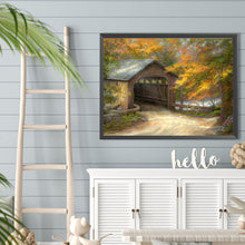 Load image into Gallery viewer, Autumn Bridge 40*30CM(Canvas) Full Round Drill Diamond Painting
