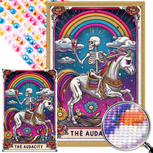 Load image into Gallery viewer, Skeleton On A Horse 40*60CM(Picture) Full Round Drill Diamond Painting
