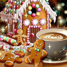 Load image into Gallery viewer, Yishu - Cookie House - 50*50CM 11CT 3 Stamped Cross Stitch
