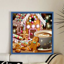 Load image into Gallery viewer, Yishu - Cookie House - 50*50CM 11CT 3 Stamped Cross Stitch
