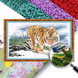 King Of Beasts - 78*48CM 9CT Bead embroidery