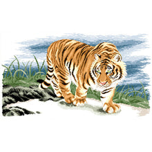 Load image into Gallery viewer, King Of Beasts - 78*48CM 9CT Bead embroidery
