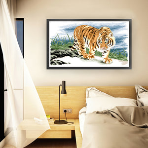 King Of Beasts - 78*48CM 9CT Bead embroidery