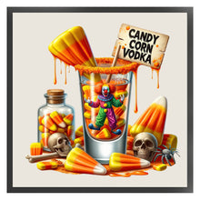 Load image into Gallery viewer, Huancan - Halloween Magic Drink - 50*50CM 14CT 2 Stamped Cross Stitch
