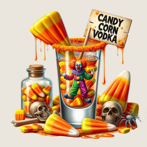 Huancan - Halloween Magic Drink - 50*50CM 14CT 2 Stamped Cross Stitch
