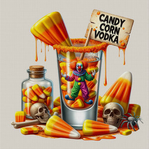 Huancan - Halloween Magic Drink - 50*50CM 14CT 2 Stamped Cross Stitch