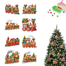 Load image into Gallery viewer, 8Pcs Acrylic Special Shaped Christmas Theme Diamond Painting Hanging Decorations
