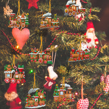 Load image into Gallery viewer, 8Pcs Acrylic Special Shaped Christmas Theme Diamond Painting Hanging Decorations
