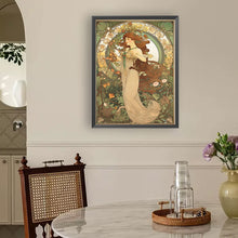Load image into Gallery viewer, Plants And Girl 30*40CM(Canvas) Full Round Drill Diamond Painting

