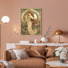 Load image into Gallery viewer, Plants And Girl 30*40CM(Canvas) Full Round Drill Diamond Painting
