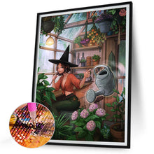 Load image into Gallery viewer, Plants And Witch 30*40CM(Canvas) Full Round Drill Diamond Painting
