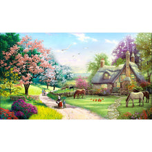 Load image into Gallery viewer, Spring Blossoms - 86*48CM 9CT Bead embroidery

