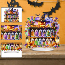 Load image into Gallery viewer, Acrylic Halloween Witch Reagent Table Top Diamond Painting Ornament Kits
