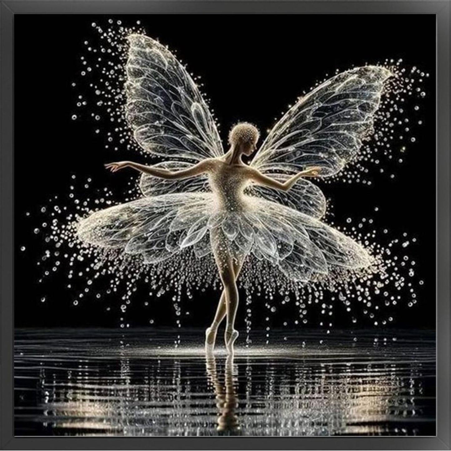 Ballet Girl - Full 11CT Counted Cross Stitch 45x45CM - Huacan