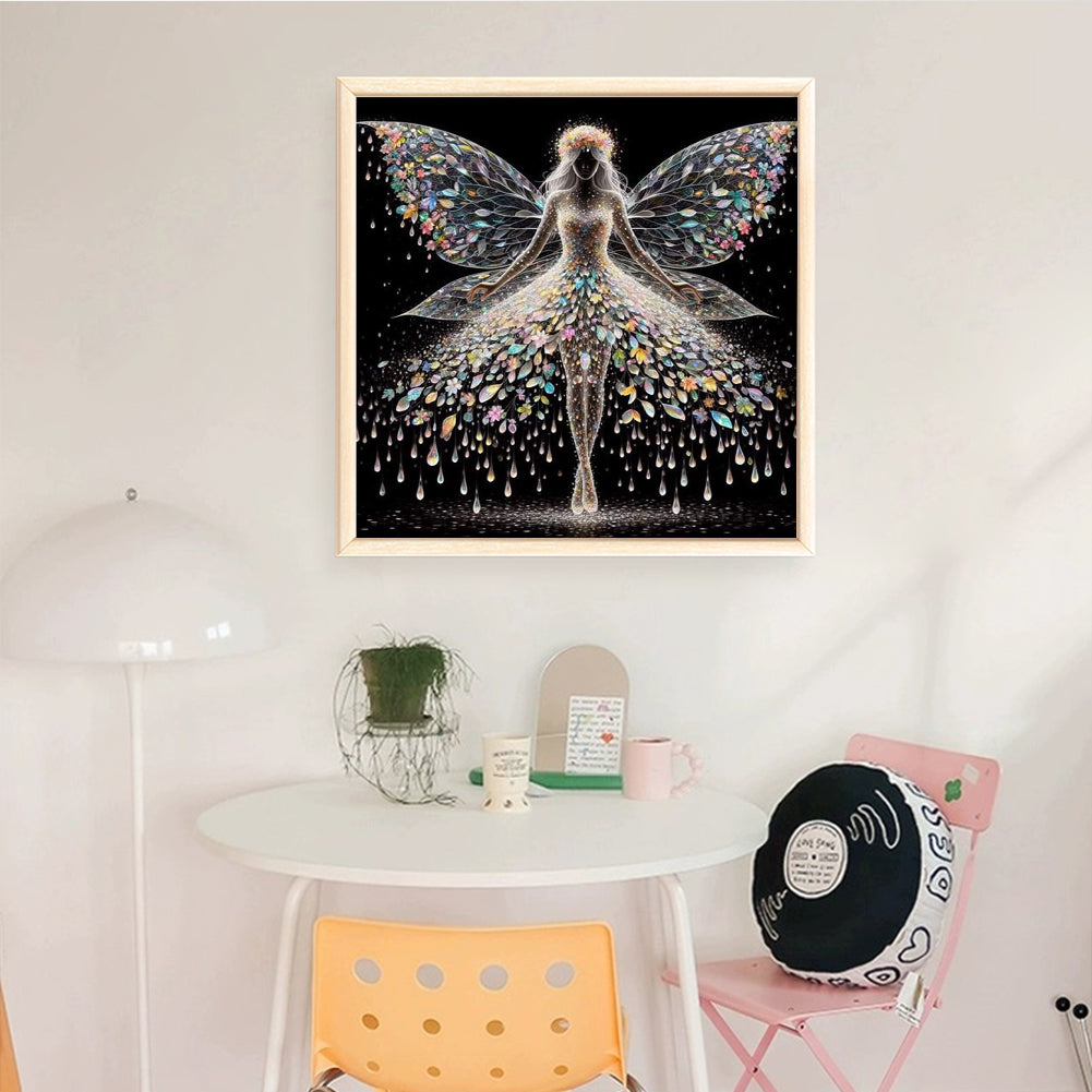 Butterfly Fairy - Full 11CT Counted Cross Stitch 45x45CM - Huacan