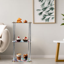 Load image into Gallery viewer, 3 Tier Acrylic Snowman 5D DIY Diamond Painting Square Serving Tray for Table

