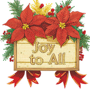 Acrylic Christmas Diamond Art Painting Hanging Ornament Kit (Joy to All)