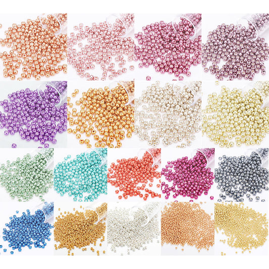 Cross Stitch Beads Cross Stitch Glass Beads Beaded Embroidery Kit for Art Crafts