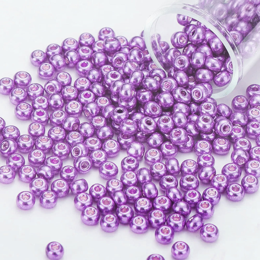 Cross Stitch Beads Needlework Mini Glass Beads for  Adults Beginners (2.0MM)