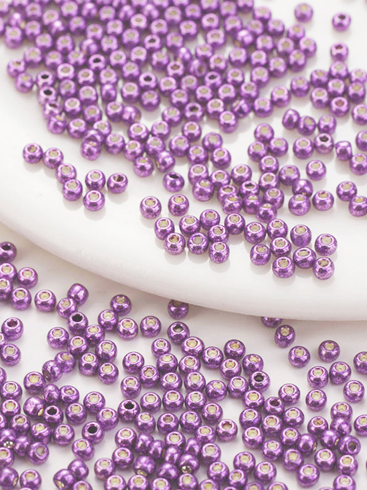 Cross Stitch Beads Needlework Mini Glass Beads for  Adults Beginners (2.0MM)