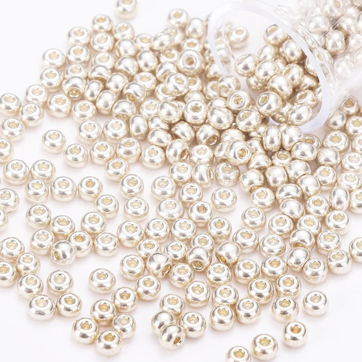 Cross Stitch Beads Needlework Mini Glass Beads for  Adults Beginners (2.0MM)