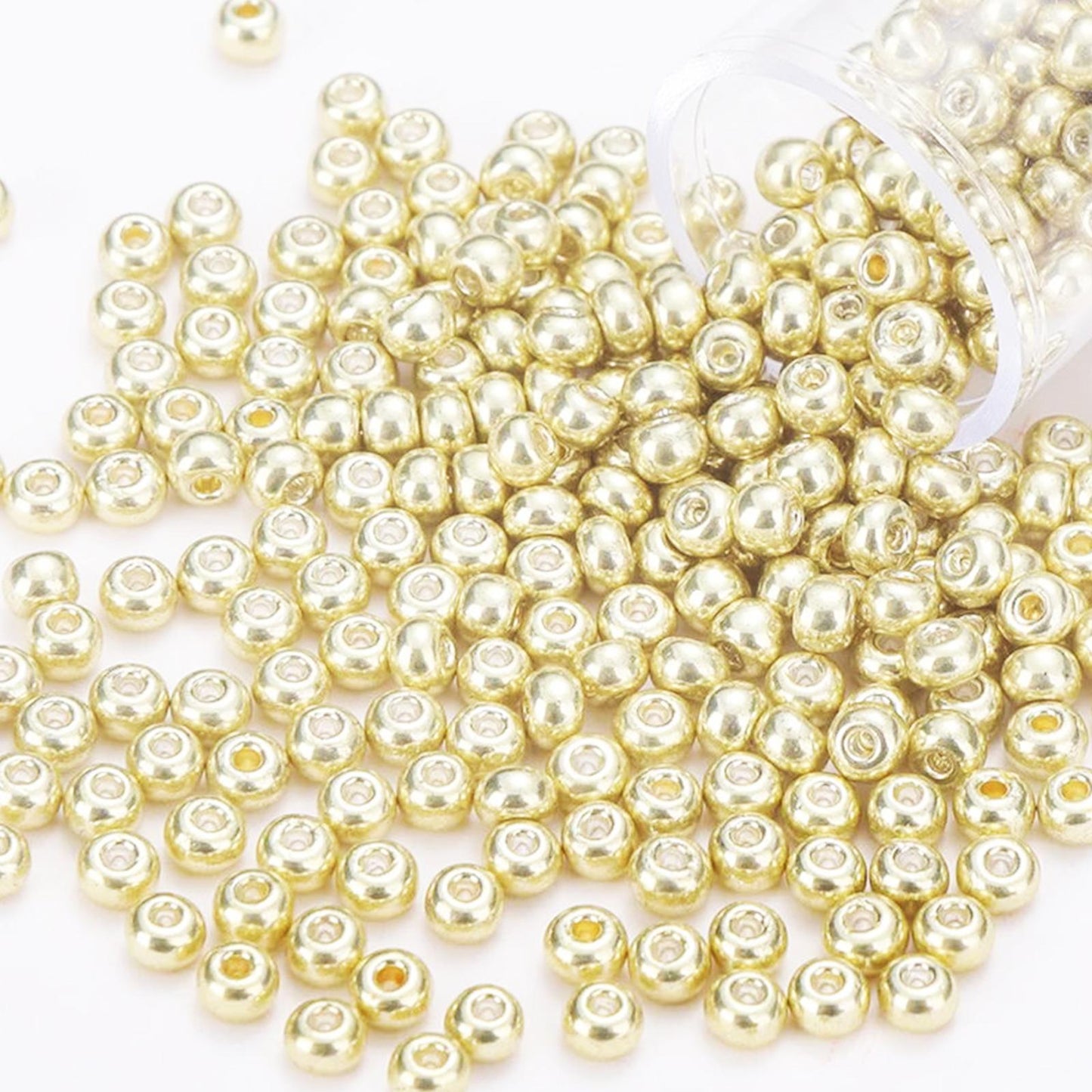 Cross Stitch Beads Needlework Mini Glass Beads for  Adults Beginners (2.0MM)